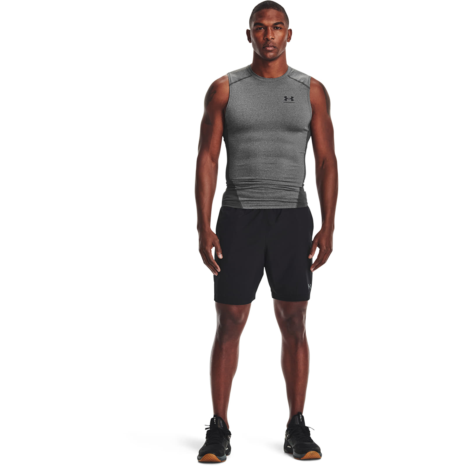 Vests Under Armour Hg Armour Comp Sl Carbon Heather/ Black