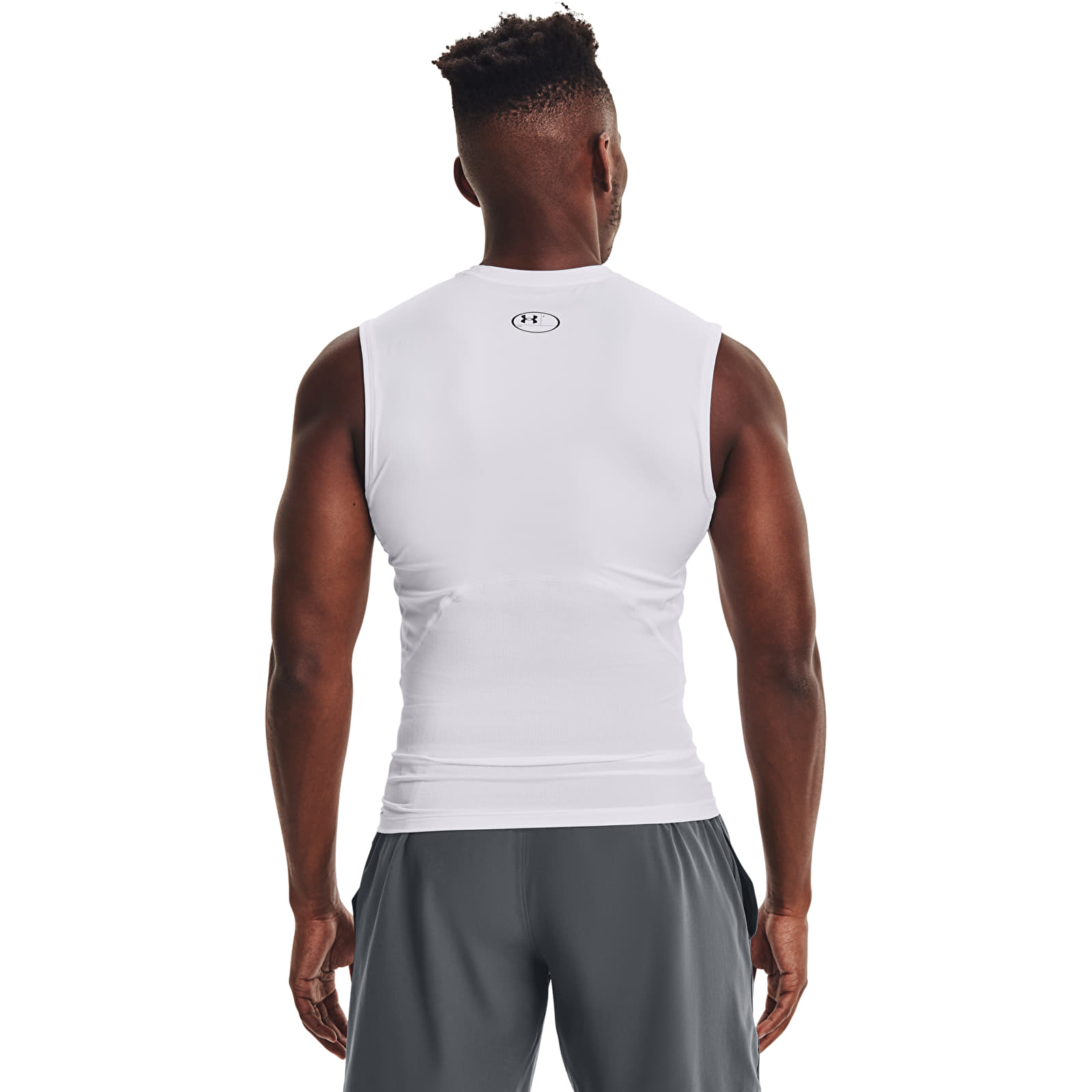 Tílka Under Armour Hg Armour Comp Sl White/ Black