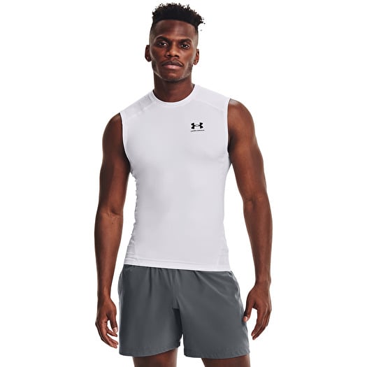 Tank top Under Armour Hg Armour Comp Sl White/ Black