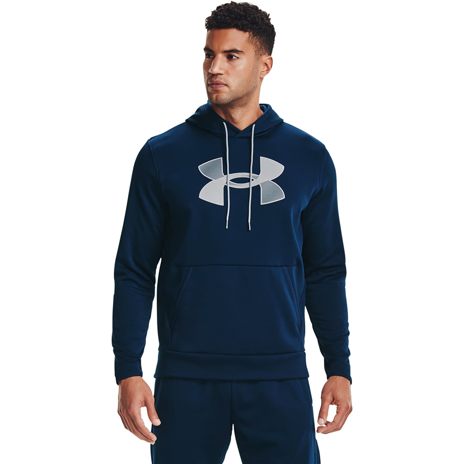 Sudaderas Under Armour Fleece Big Logo Hoodie Navy