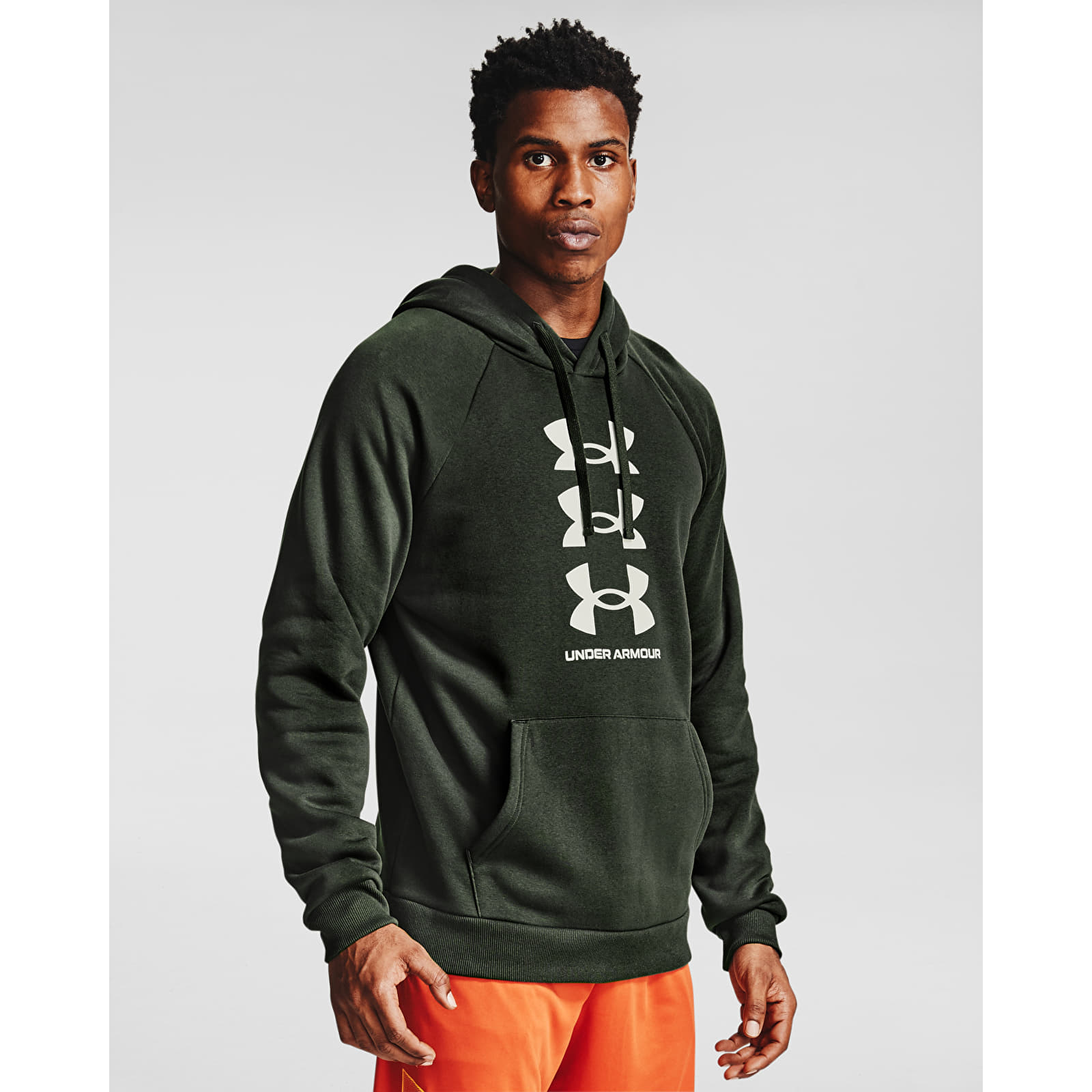 Felpe Under Armour Rival Fleece Multilogo Hoodie Green