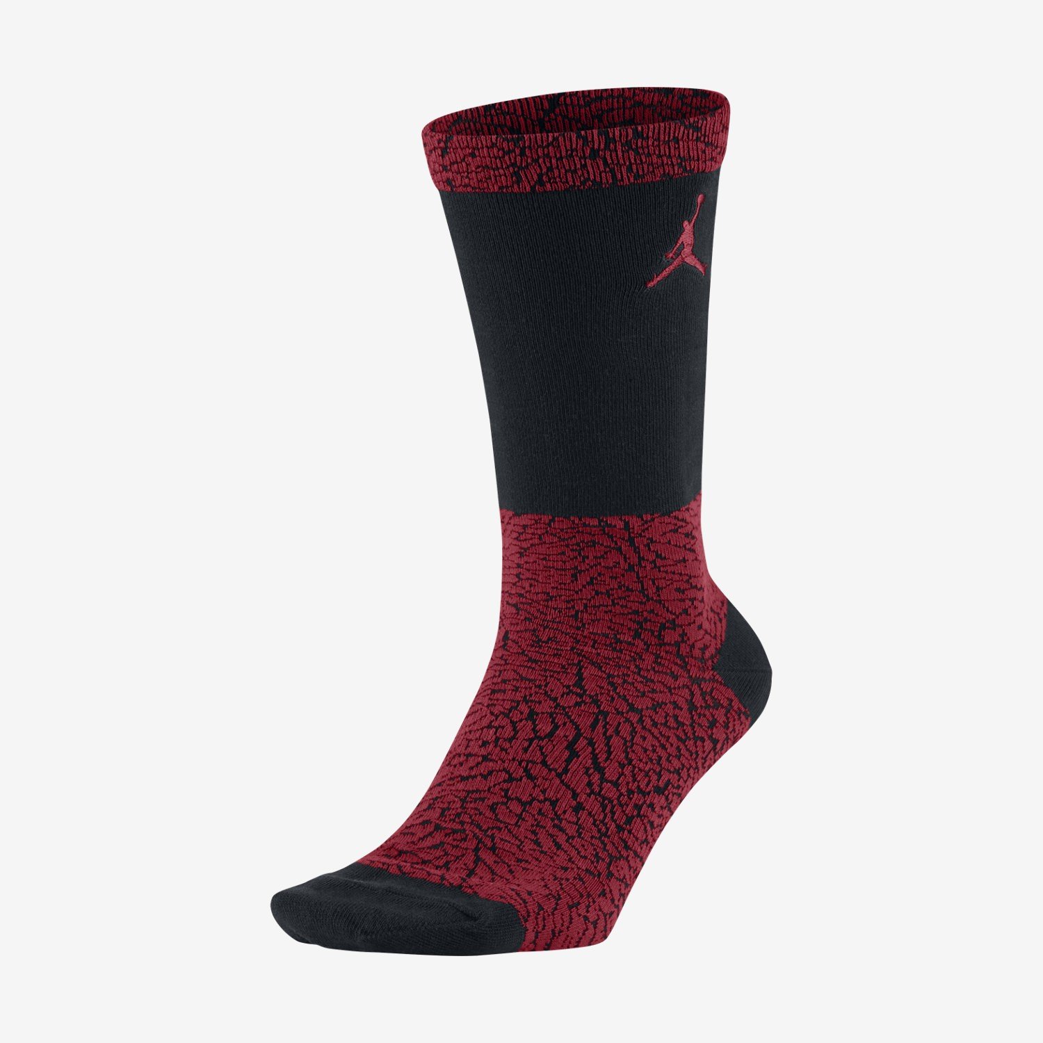 Ponožky Jordan Elephant Crew Socks Black/ Red