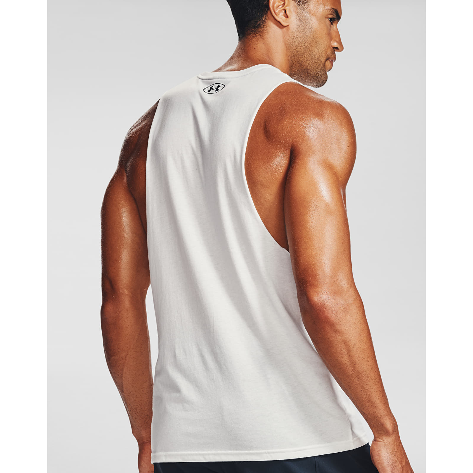 Majice bez rukava Under Armour Project Rock Sweat Equity Tnk White
