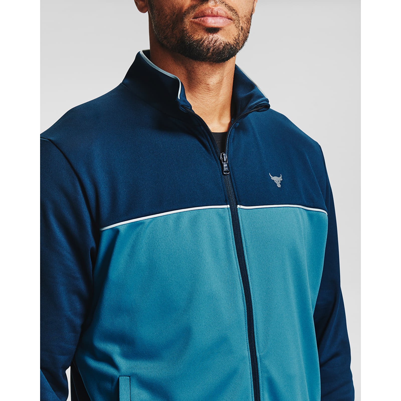 Jackets Under Armour Project Rock Knit Track Jacket Navy