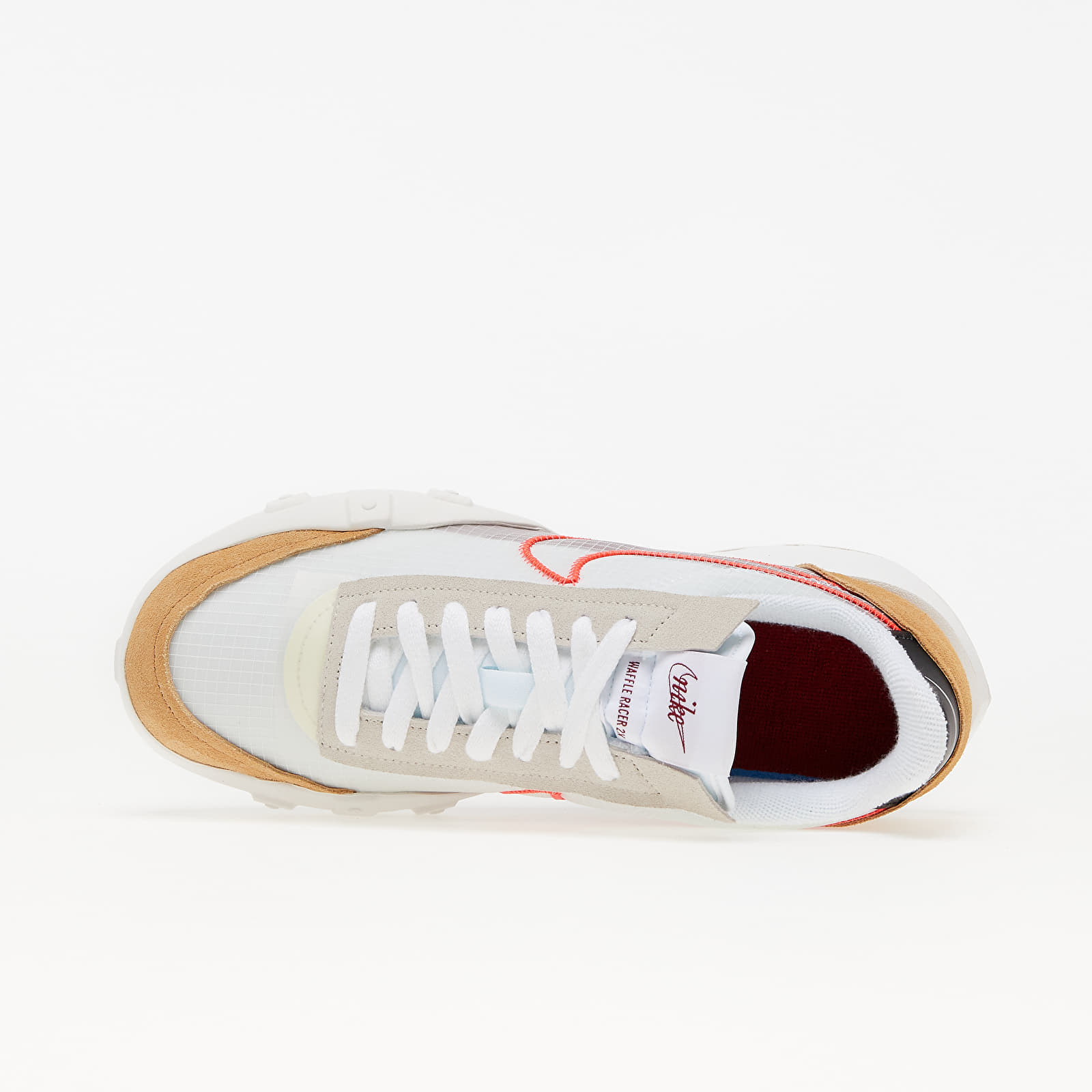 Zapatillas mujer Nike Waffle Racer 2X White/ Bright Crimson-Team Red