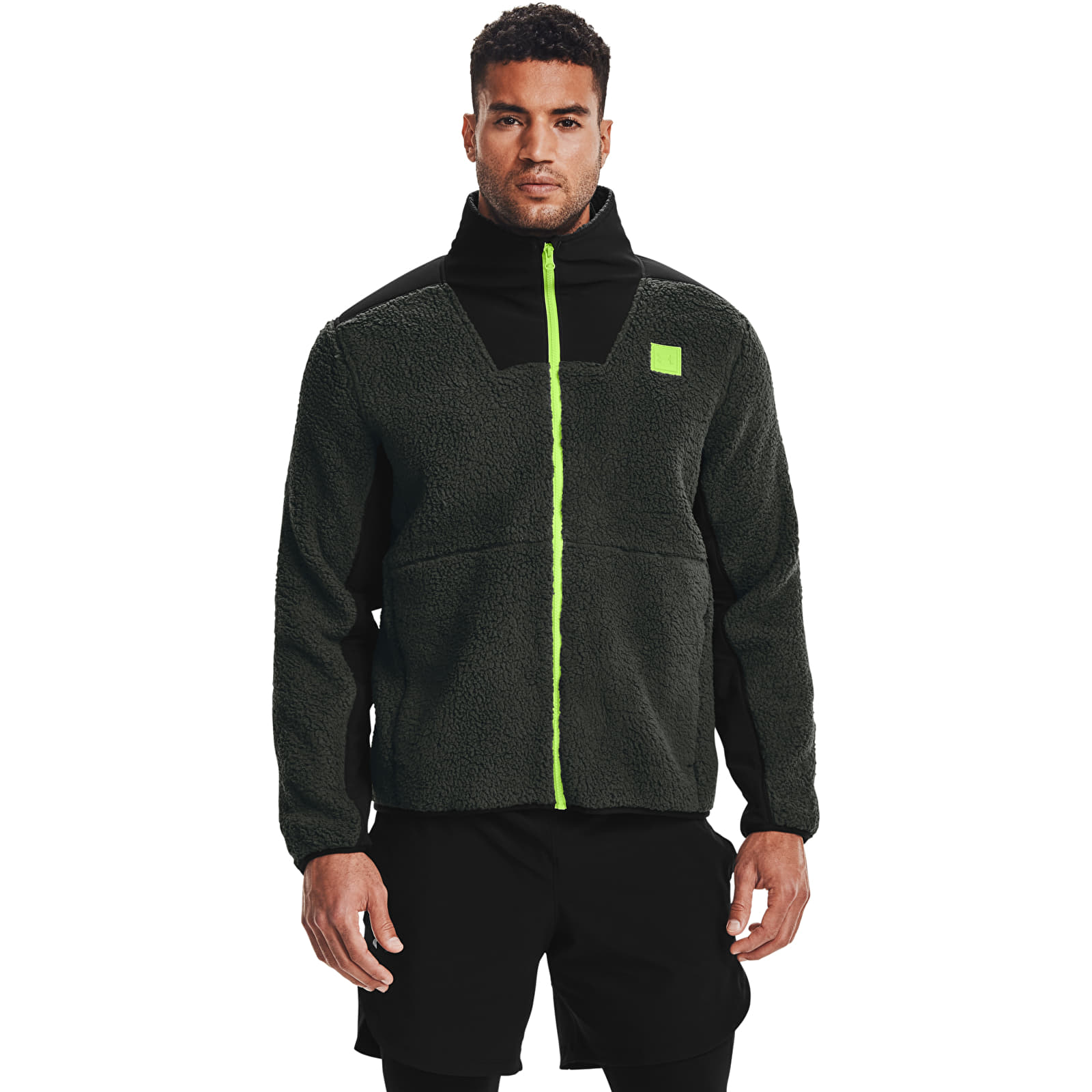 Hoodies and sweatshirts Under Armour Legacy Sherpa Swacket Green Footshop
