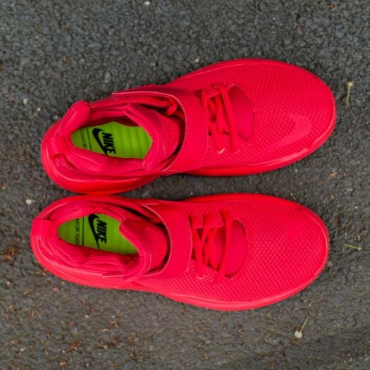 Action red shoes sale