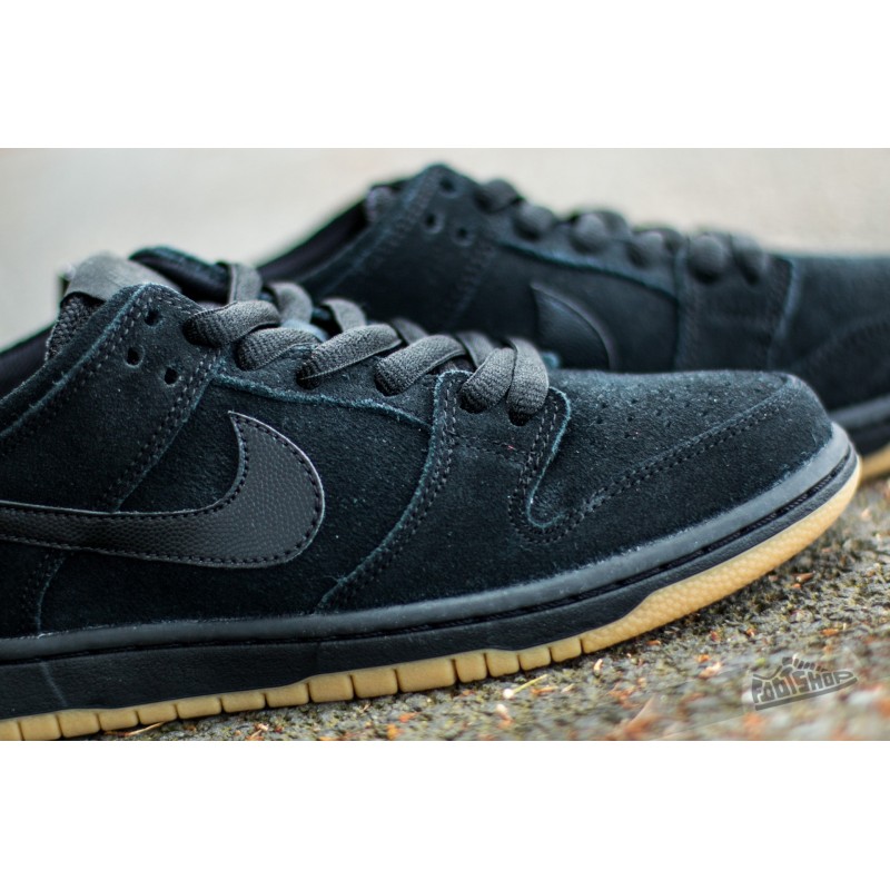 Nike Dunk Low Pro Iw Black/ Black- Gum Light Brown | Footshop