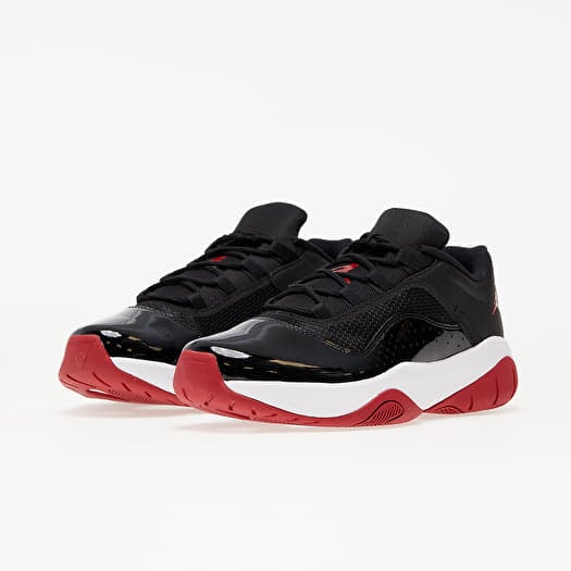 Black white and red jordans hot sale 11