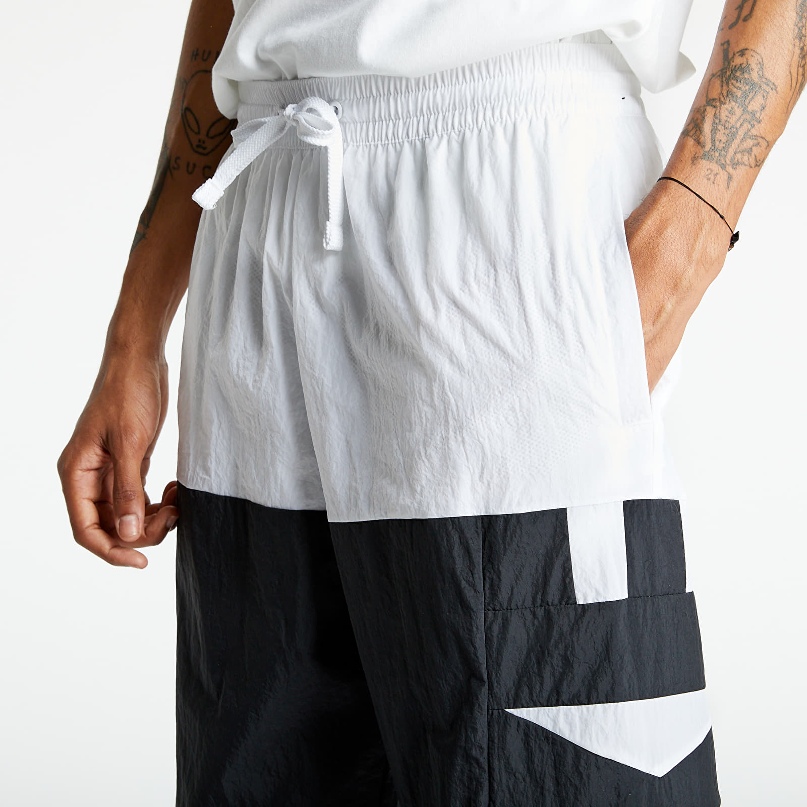 Kelnės Nike Pant Starting Five White/ Black/ University Red/ Black