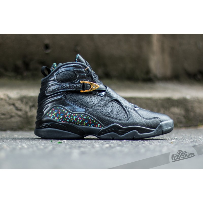 Air Jordan 8 Retro C&C Black/ Metallic Gold-Anthracite-Anthracite