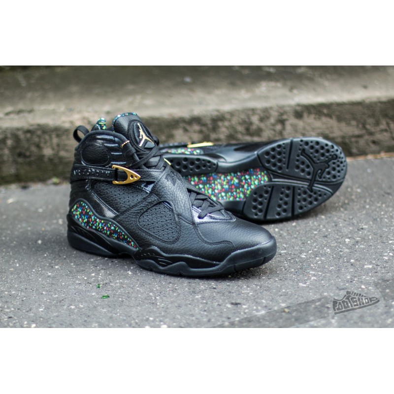 Air Jordan 8 Retro C&C Black/ Metallic Gold-Anthracite-Anthracite