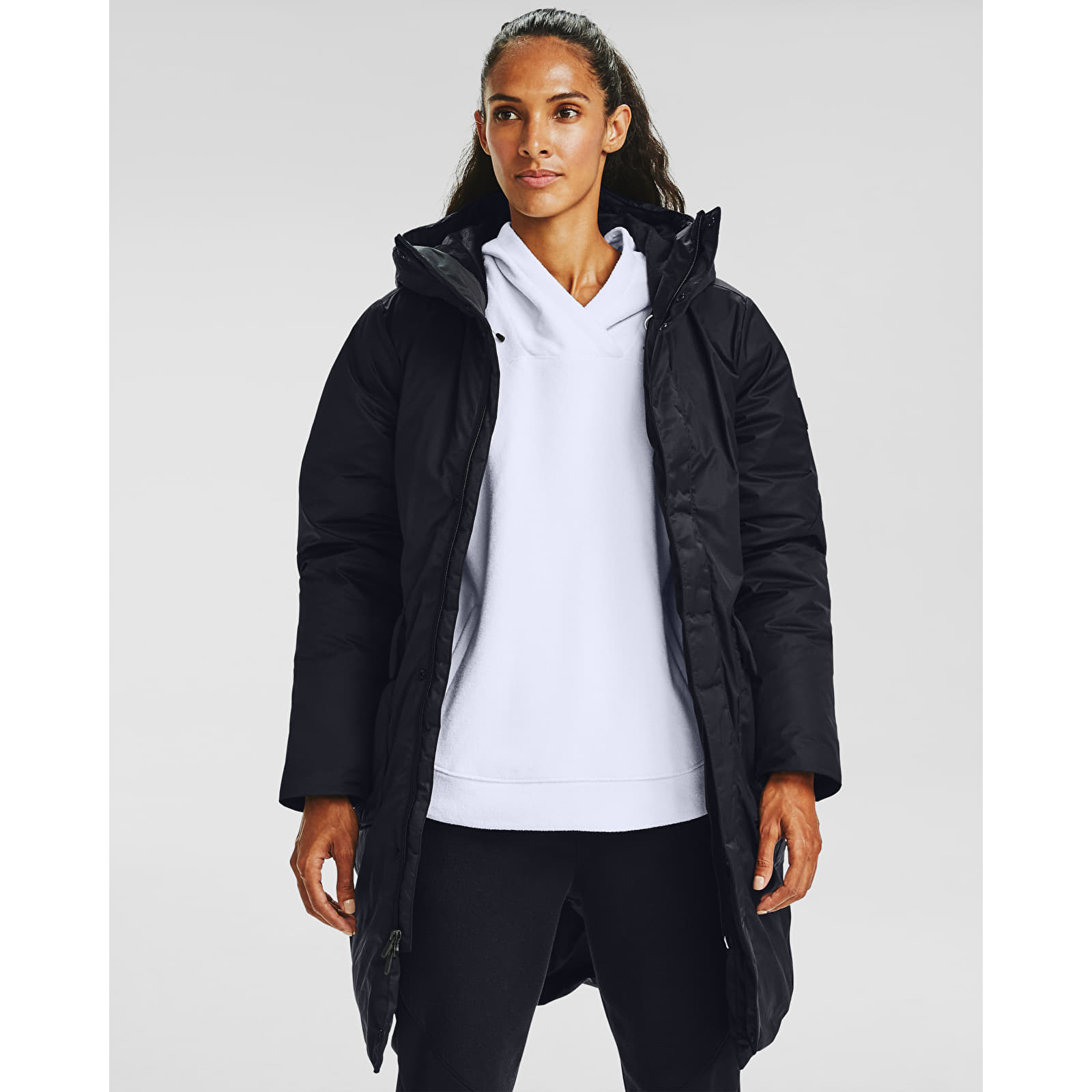 Jackets Under Armour Recover Down Parka Black Footshop
