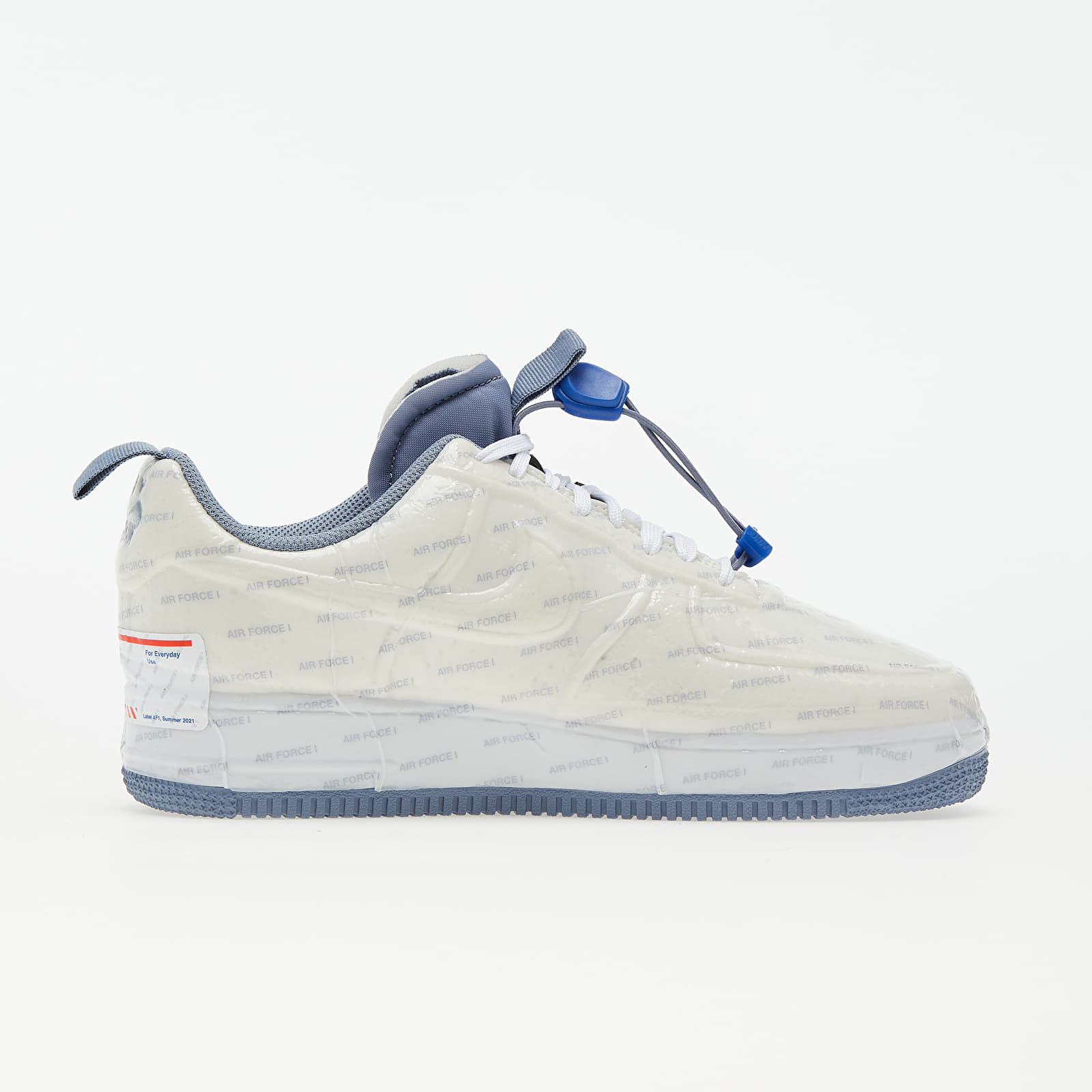 Herren Sneaker und Schuhe Nike Air Force 1 Experimental "Postal Ghost" White/ Ghost-Ashen Slate-Game Royal