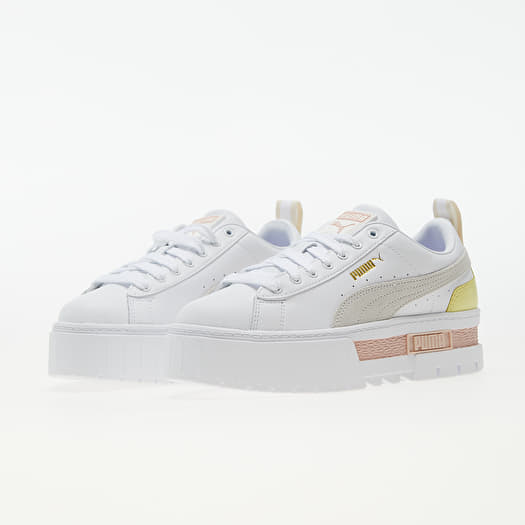 Women's shoes Puma Mayze Lth Wn s Puma White-Lotus | Footshop