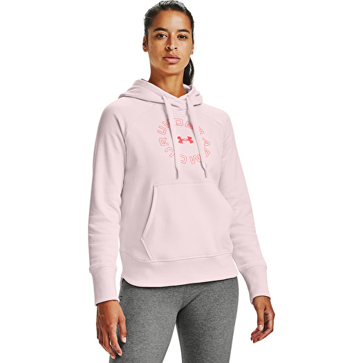 Pink under armour hoodie cheap