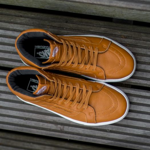 Vans mid tops mens gold deals