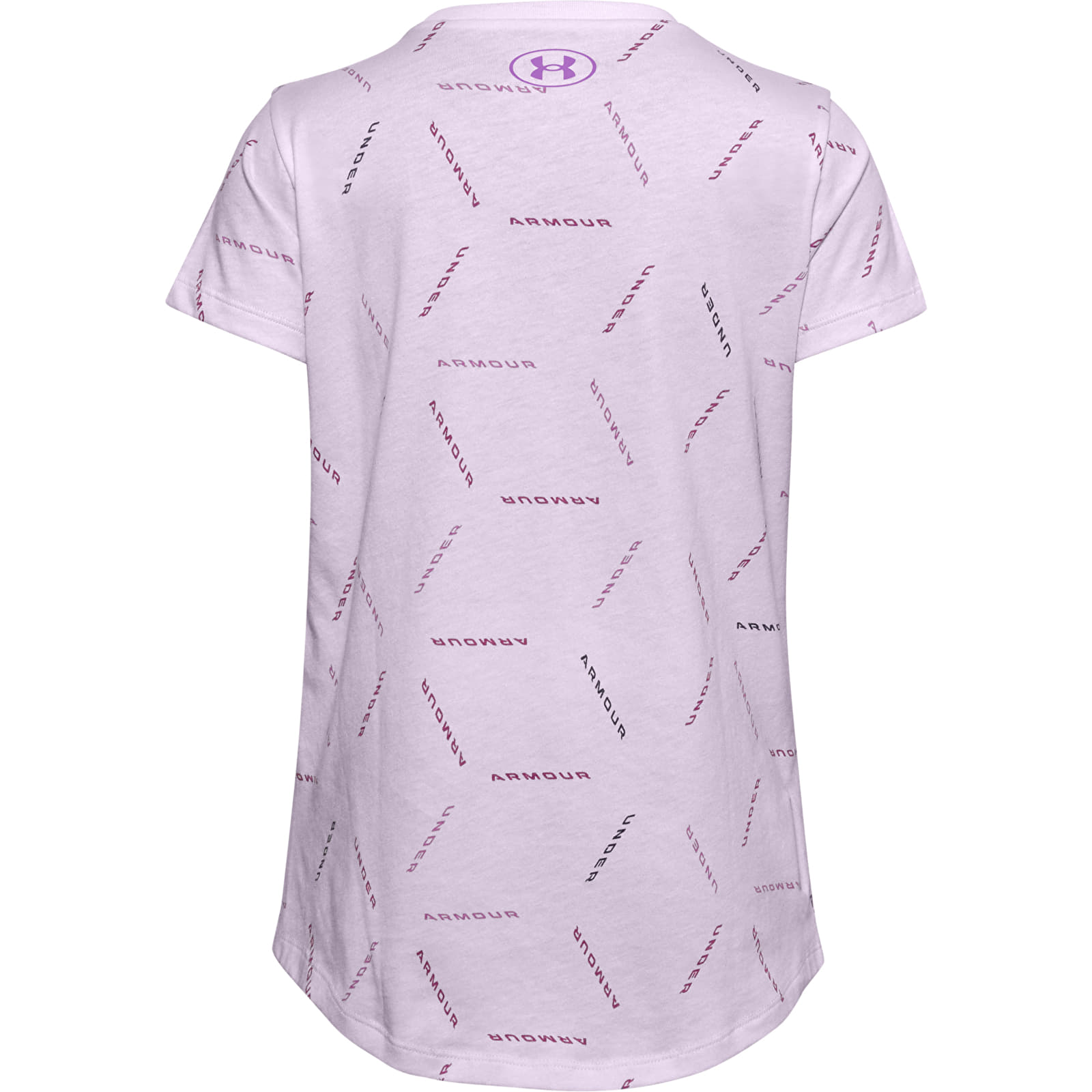 Majice T-shirt Under Armour Y Twitch Multi Print Ss Purple