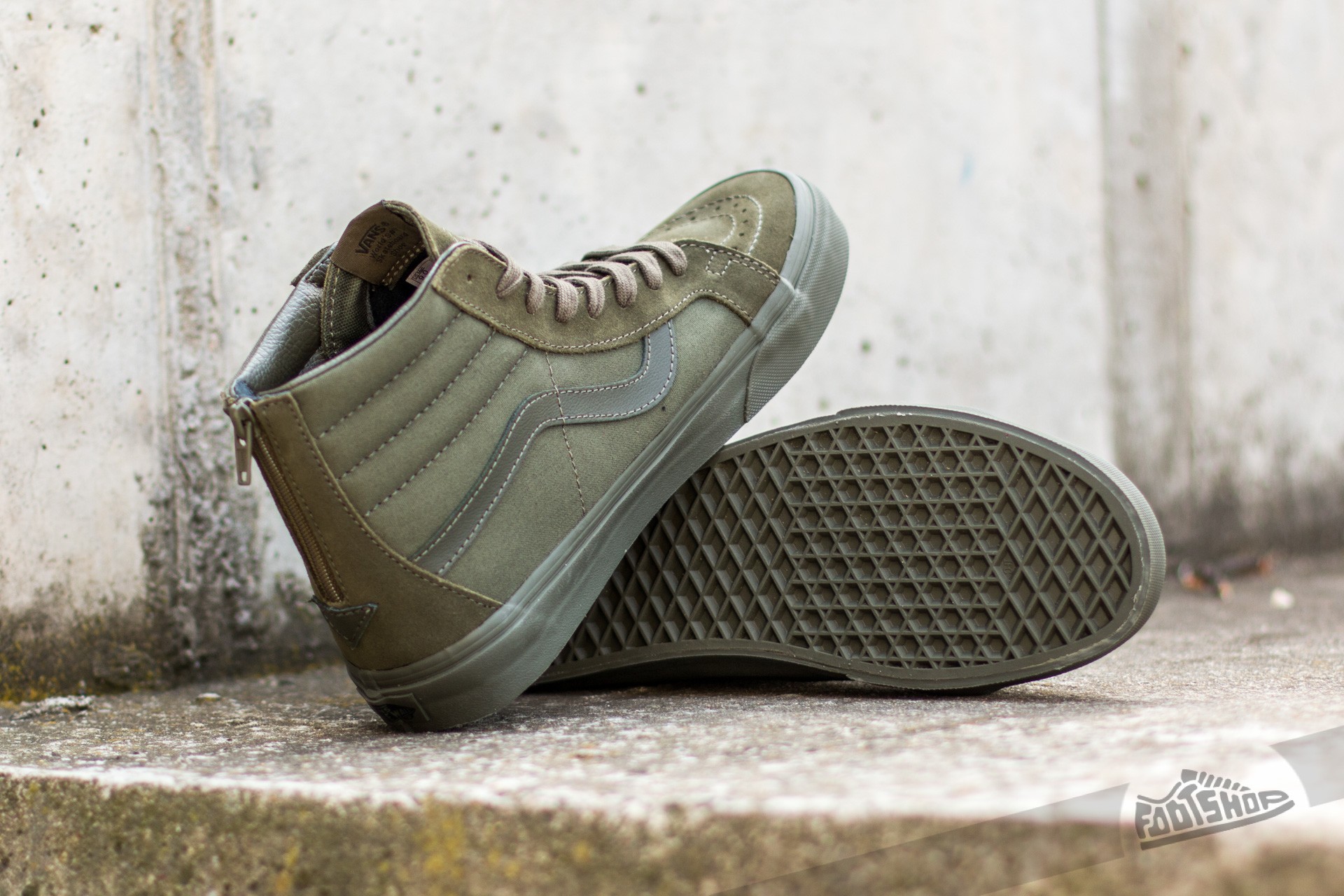 Vans sk8 hi ivy green online
