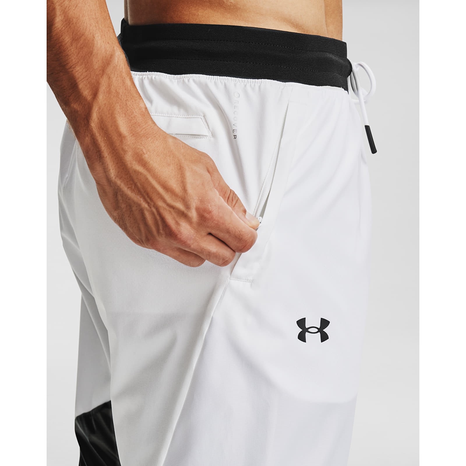 Kelnės Under Armour Recover Legacy Pants White