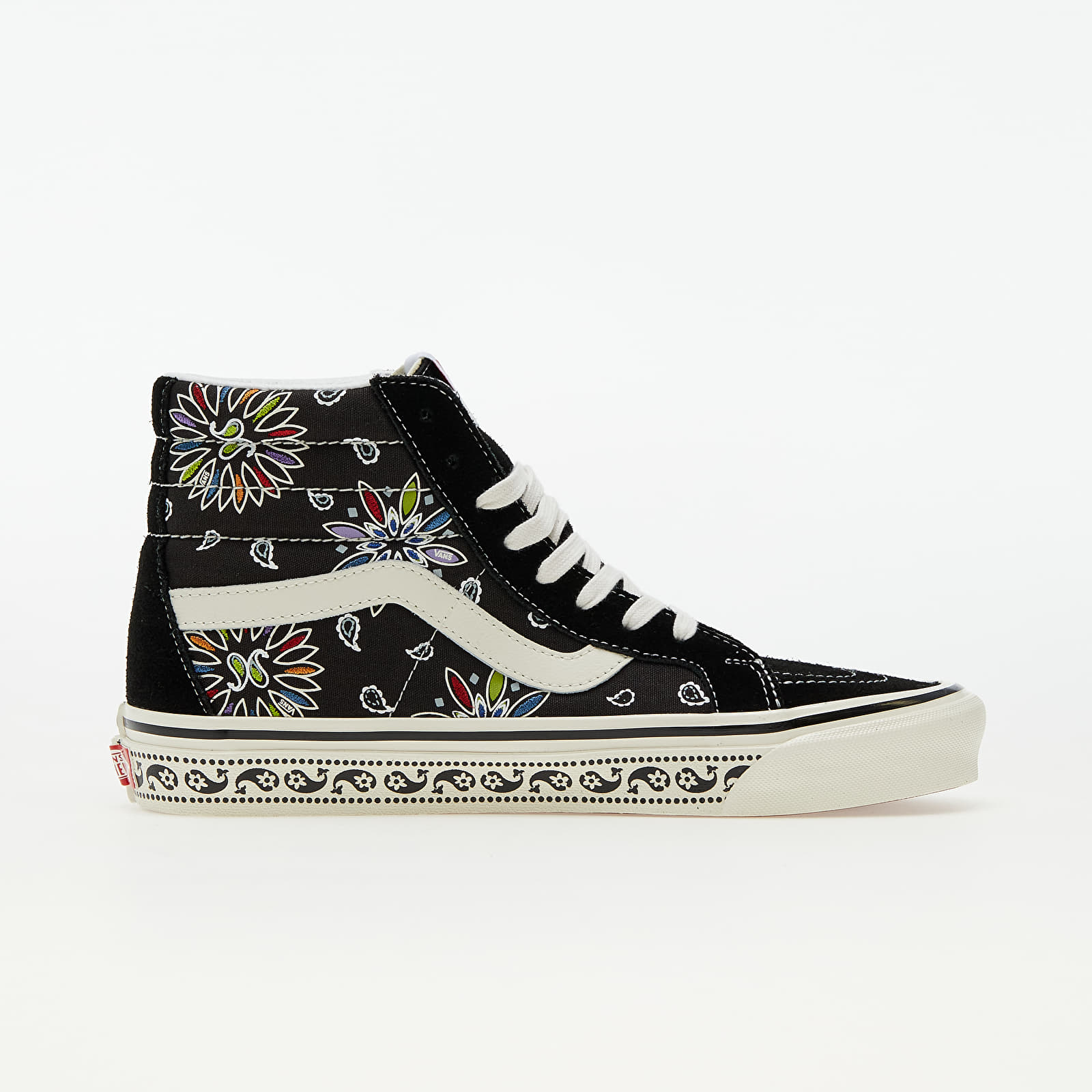 Încălțăminte și sneakerși pentru bărbați Vans Sk8-Hi 38 DX (Anaheim Factory) Vans Paisley Black