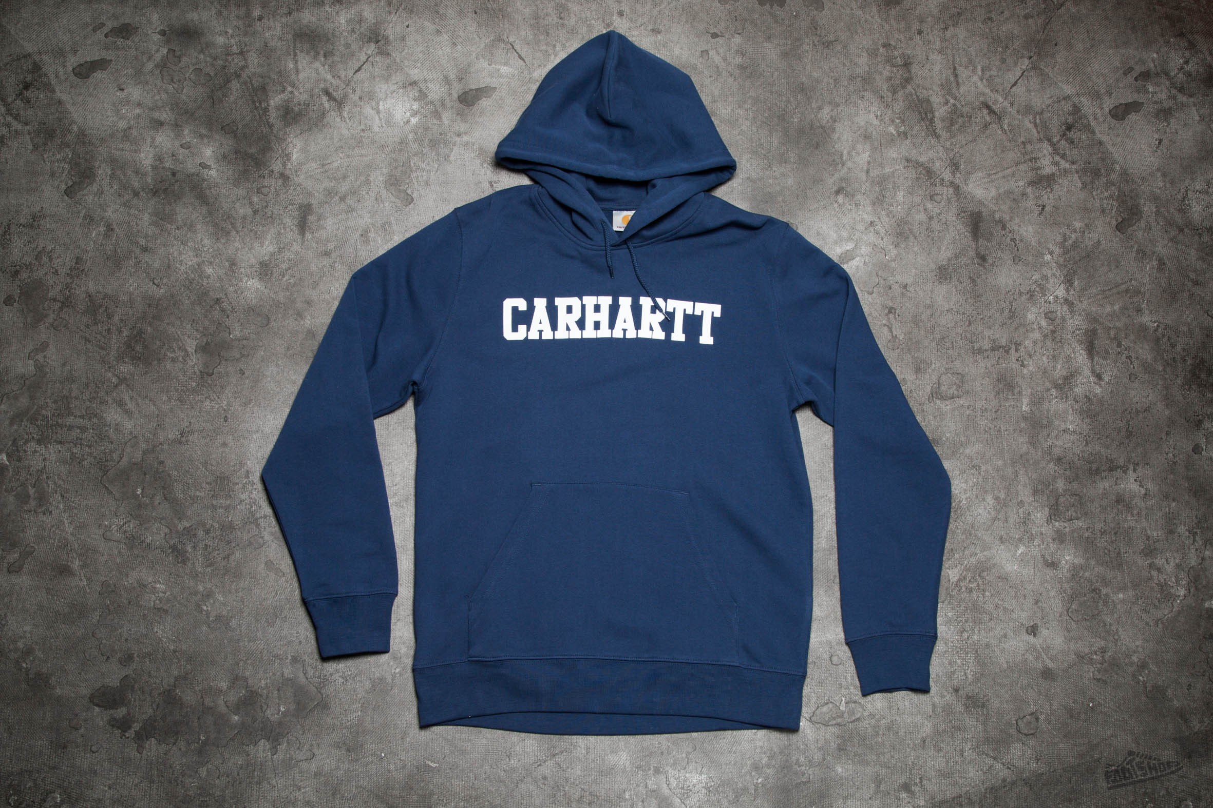 Hoodies and sweatshirts Carhartt WIP Hooded College Sweatshirt Blue White Footshop