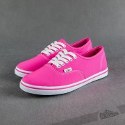 Women s shoes Boty Vans Authentic Lo Pro Neon pink 2014