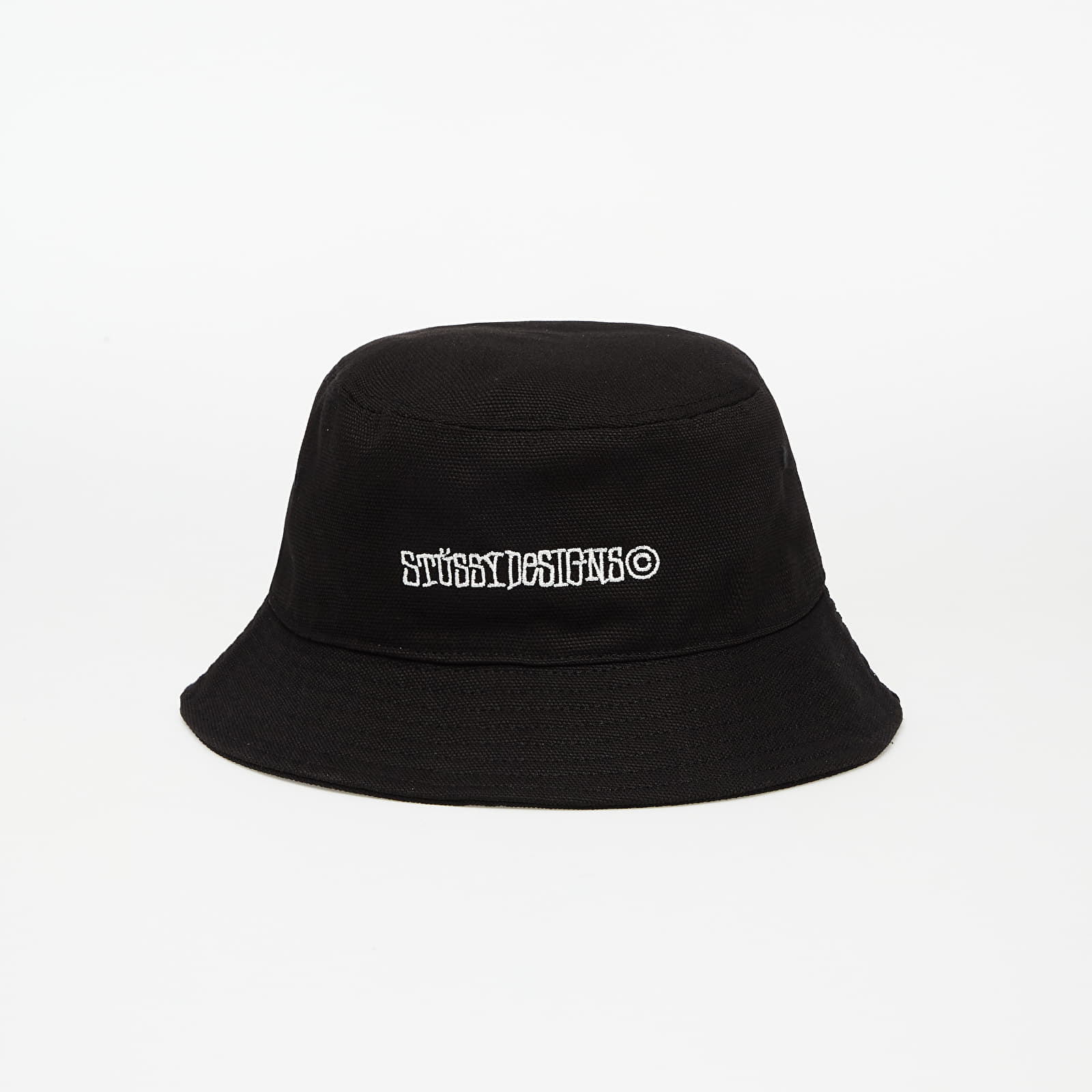 Klobúky Stüssy Canvas Wide Brim Bucket Hat Black