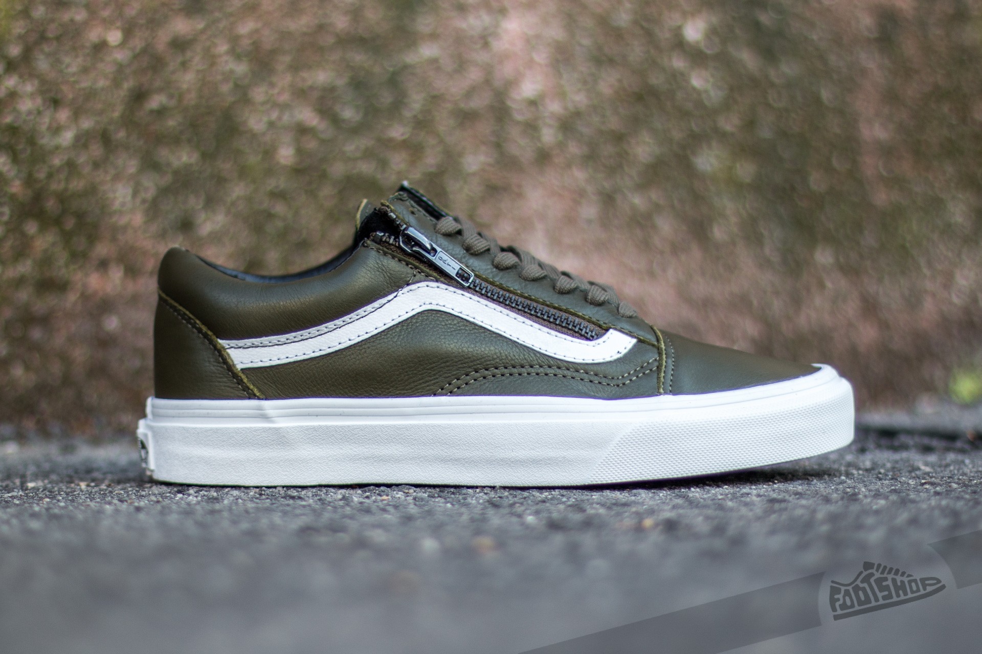 Vans old skool outlet leather green
