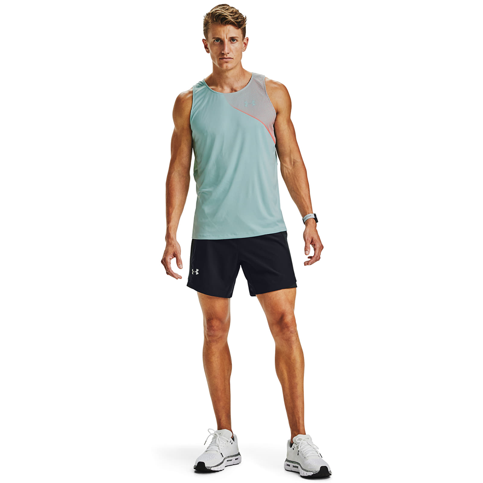 Tílka Under Armour M Qualifier Iso-Chill Singlet Blue