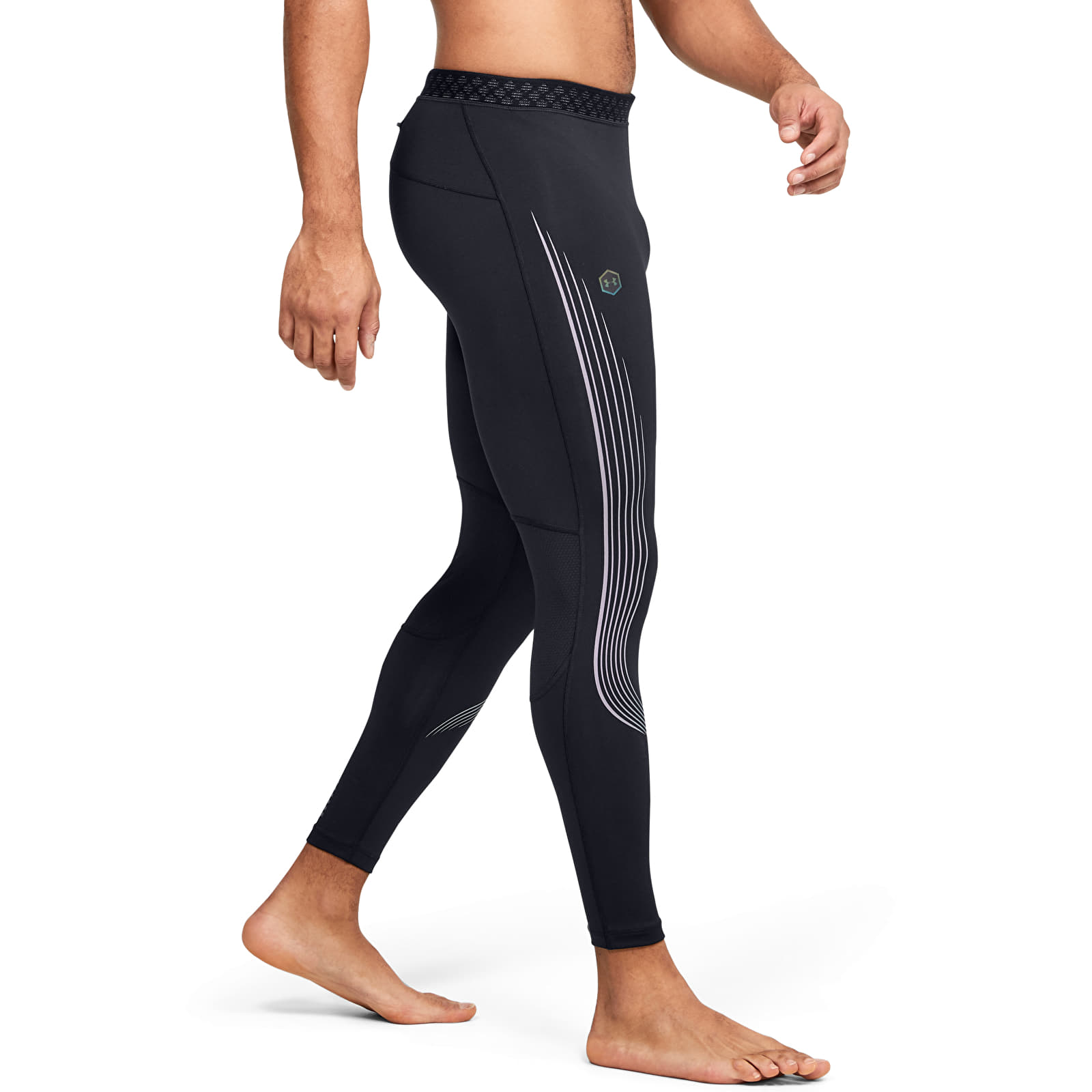 Pants and jeans Under Armour M Rush Run Stamina Tights Black