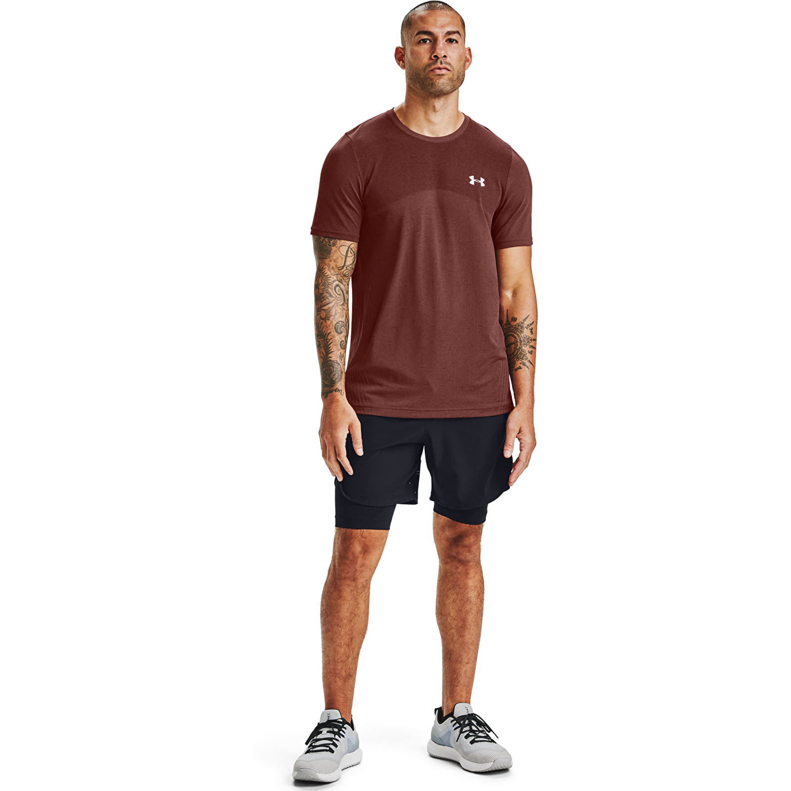 T-skjorter Under Armour Seamless Tee Red