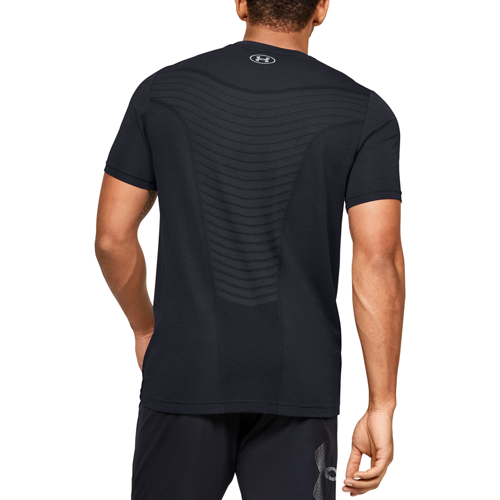 Majice T-shirt Under Armour Seamless Wave Tee Black
