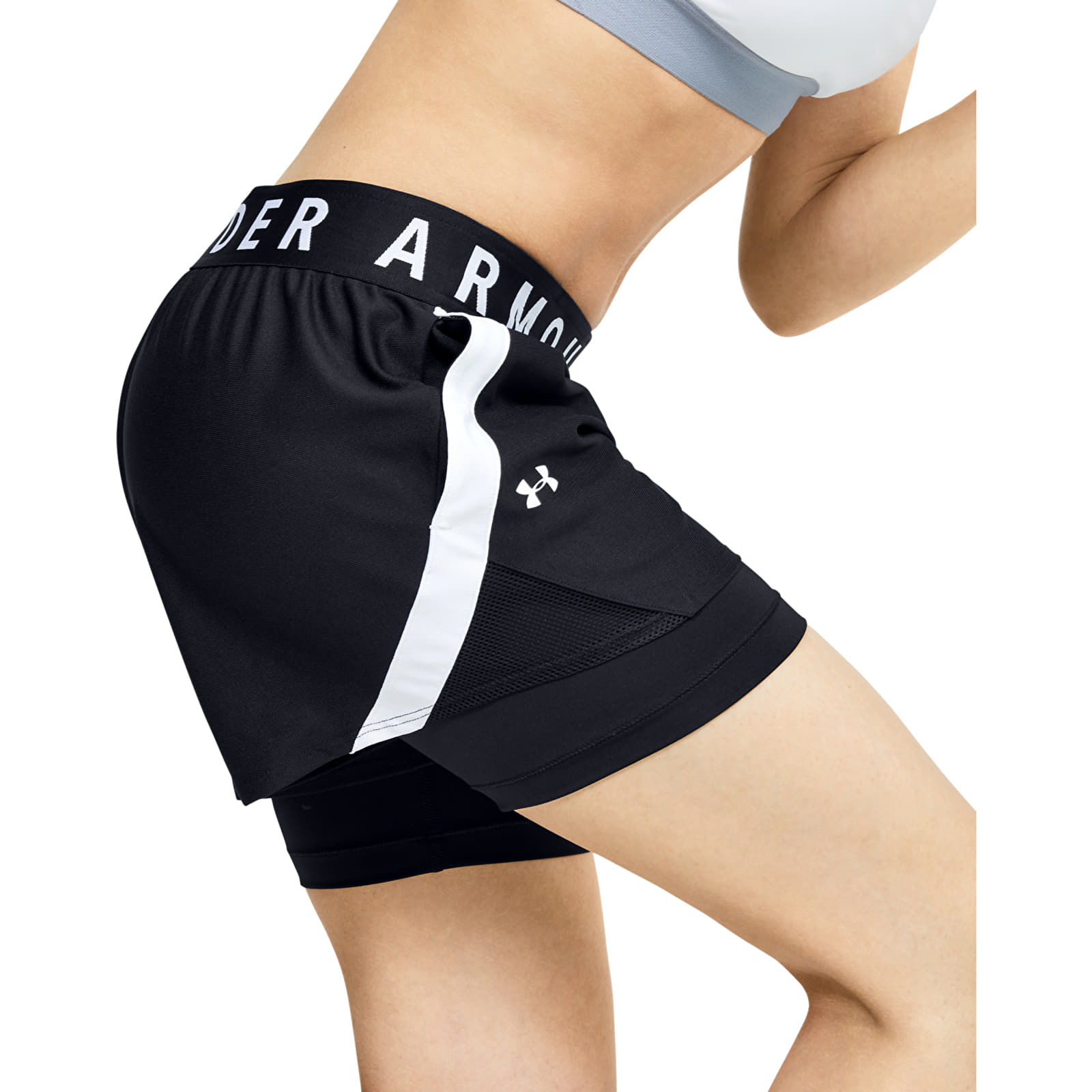 Pantaloni scurți Under Armour Play Up 2-In-1 Shorts Black
