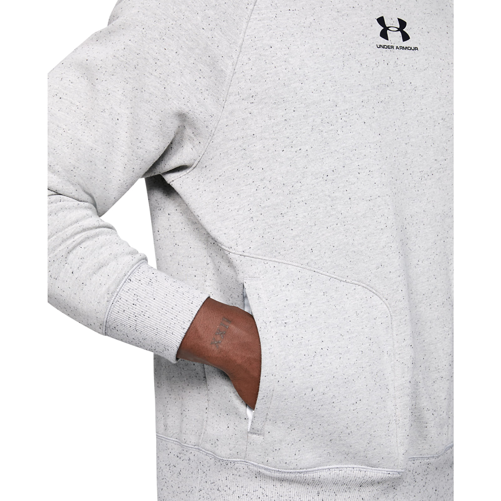 Hoodies and sweatshirts Under Armour Speckled Fleece Crew White Footshop