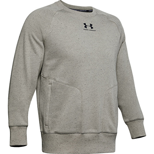 Men's ua speckled fleece crew outlet