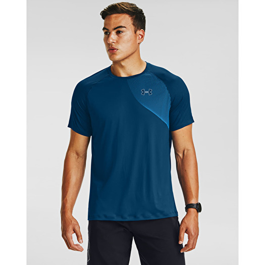 Trička Under Armour M Qualifier Iso-Chill Short Sleeve Tee Black