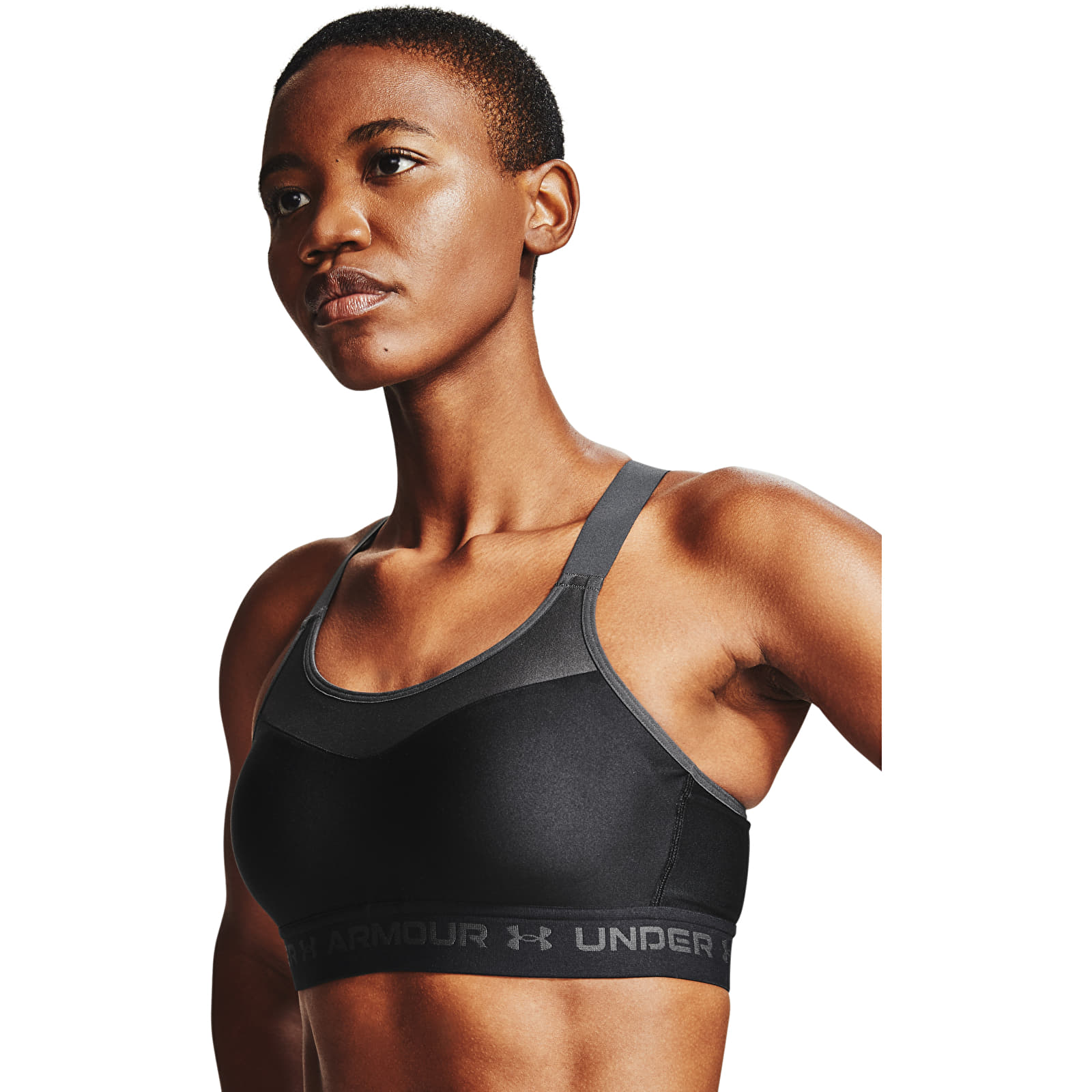 Beha's Under Armour High Crossback Bra Black