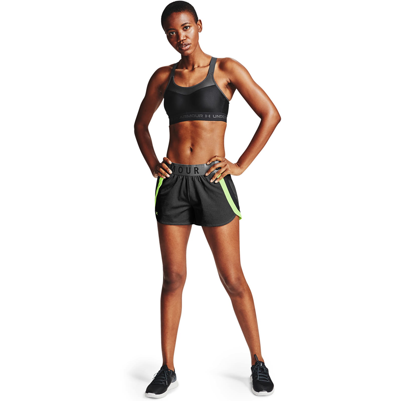 Beha's Under Armour High Crossback Bra Black