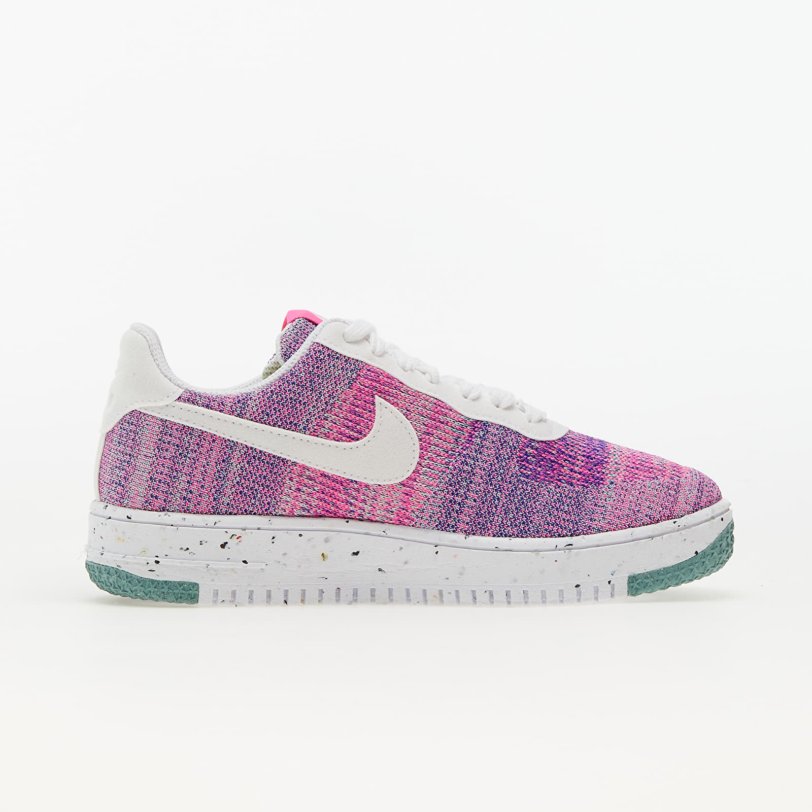 Zapatillas Hombre Nike Air Force 1 Crater Flyknit Fuschia Glow/ White - Pink Blast