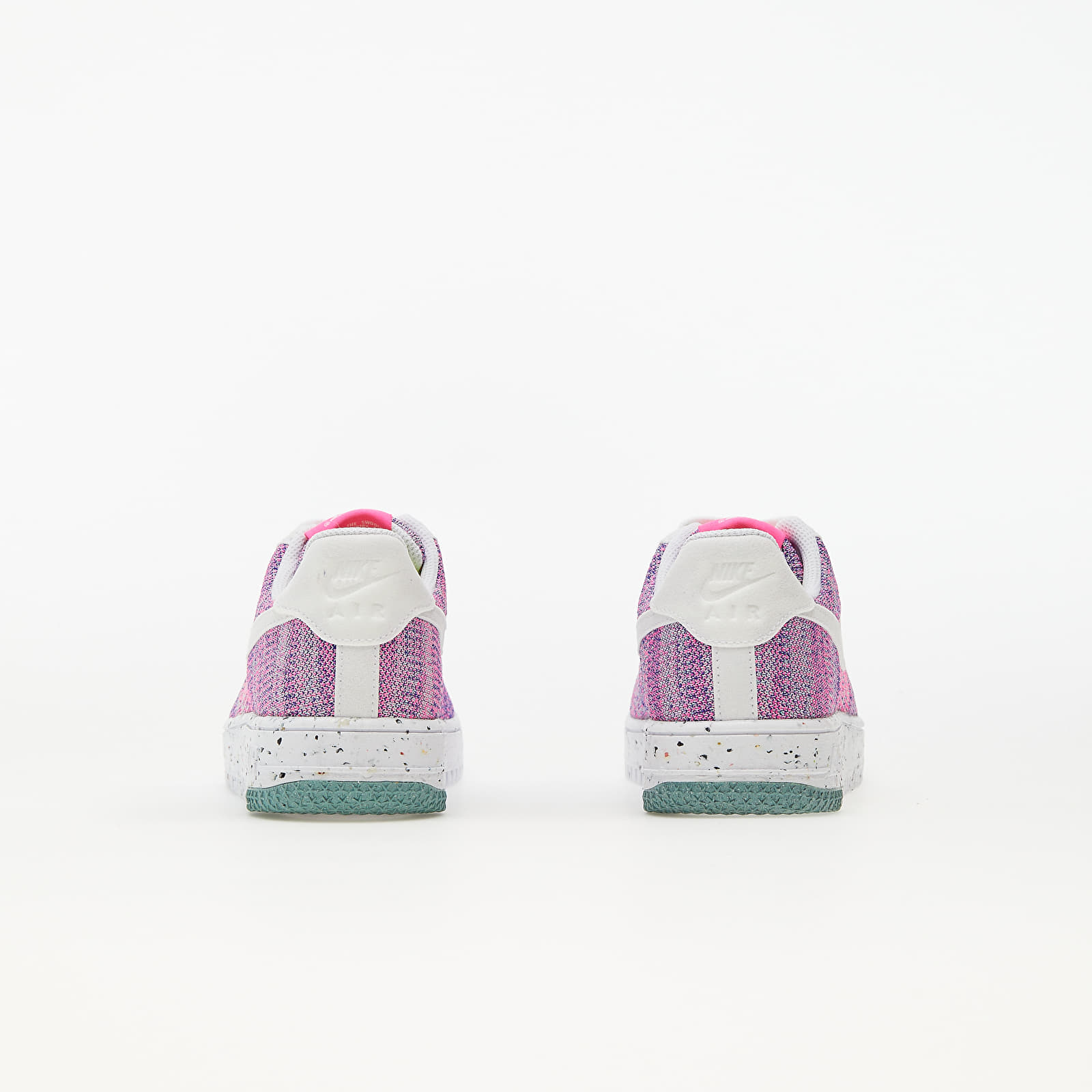 Zapatillas Hombre Nike Air Force 1 Crater Flyknit Fuschia Glow/ White - Pink Blast