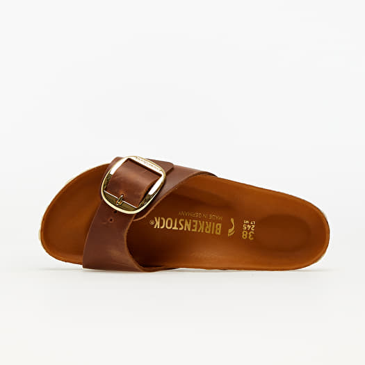 Birkenstock madrid big buckle best sale cognac 38