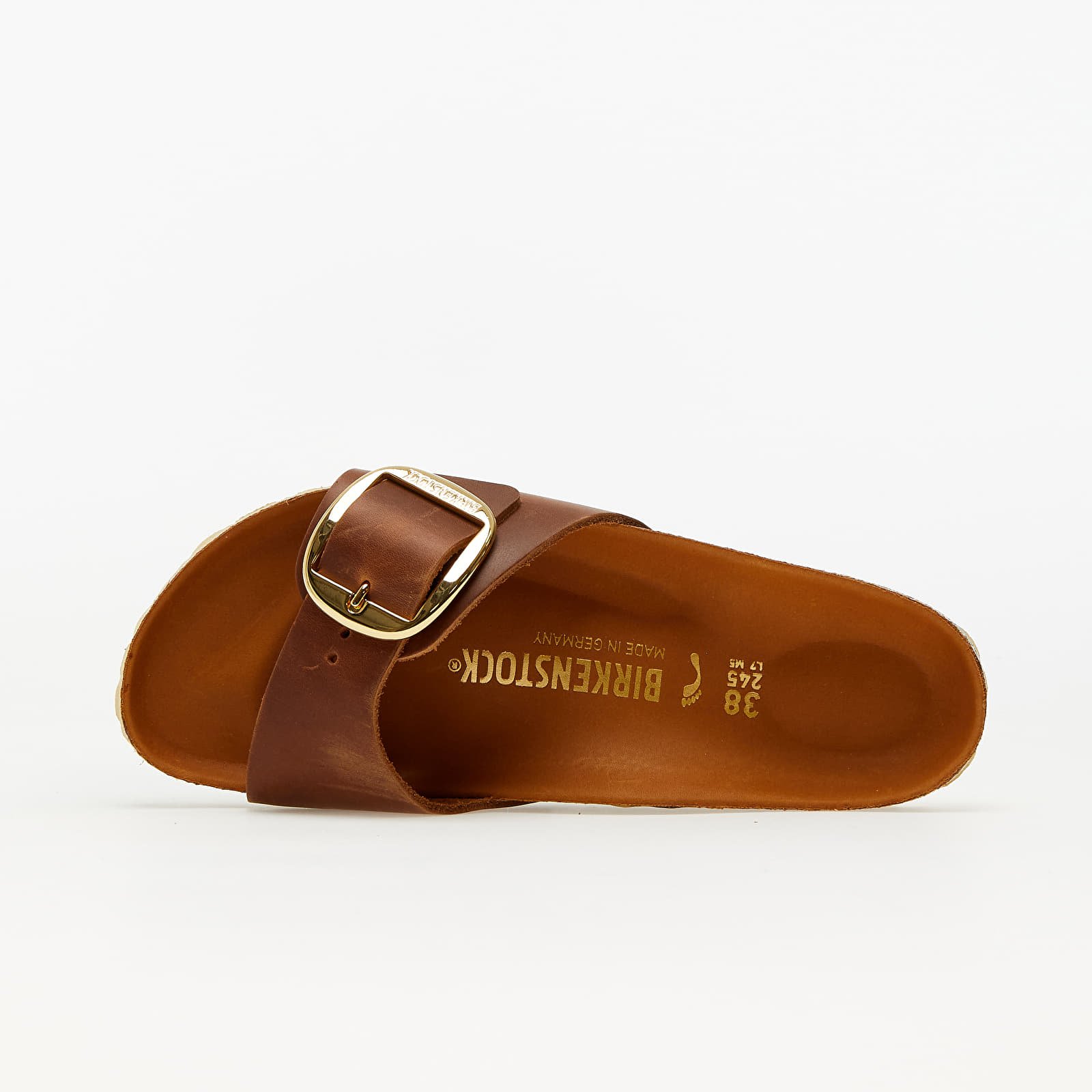 Women's shoes Birkenstock Madrid Big Buckle LEOI Cognac HEX