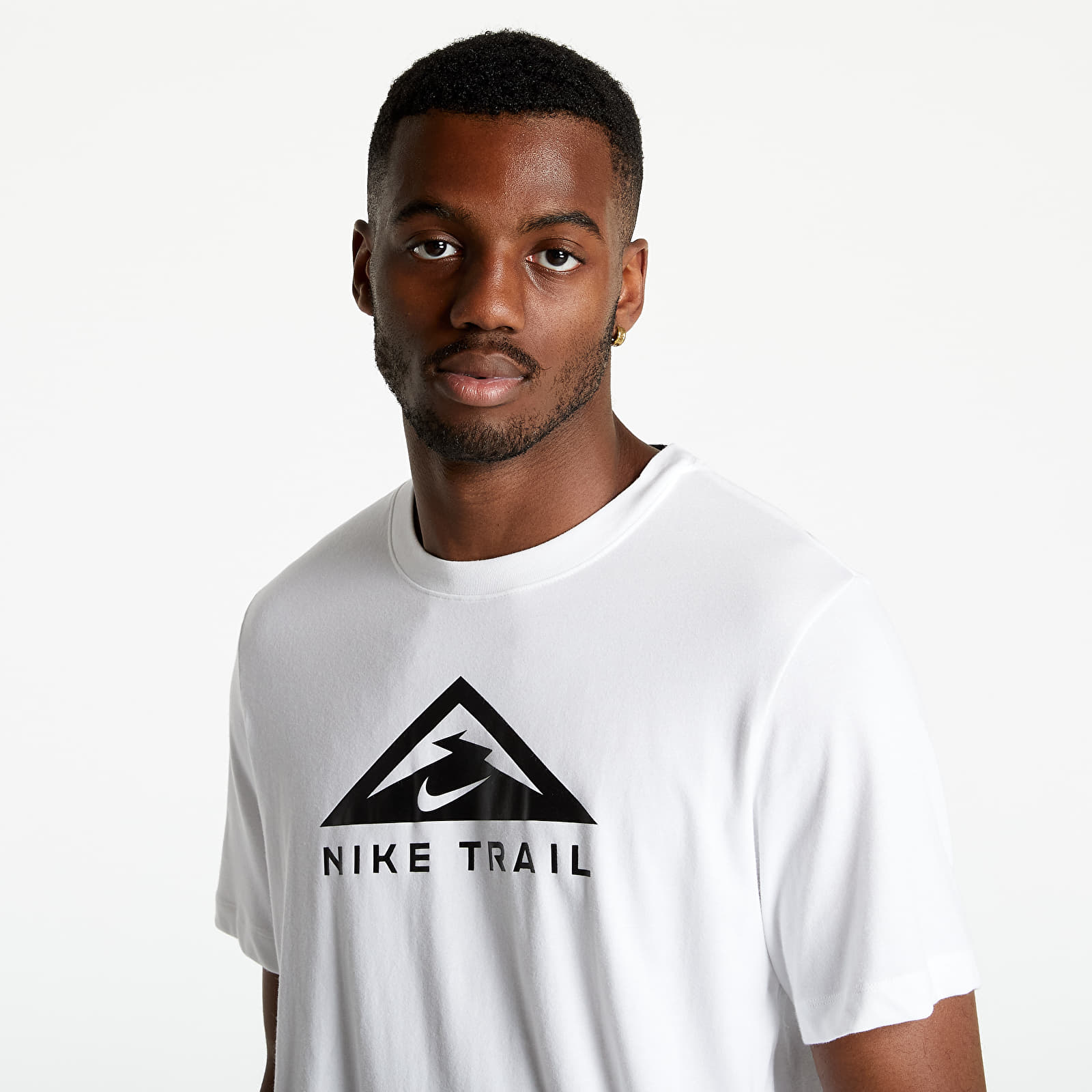 T-shirts Nike Dri-Fit Short Sleeved Tee Trail White