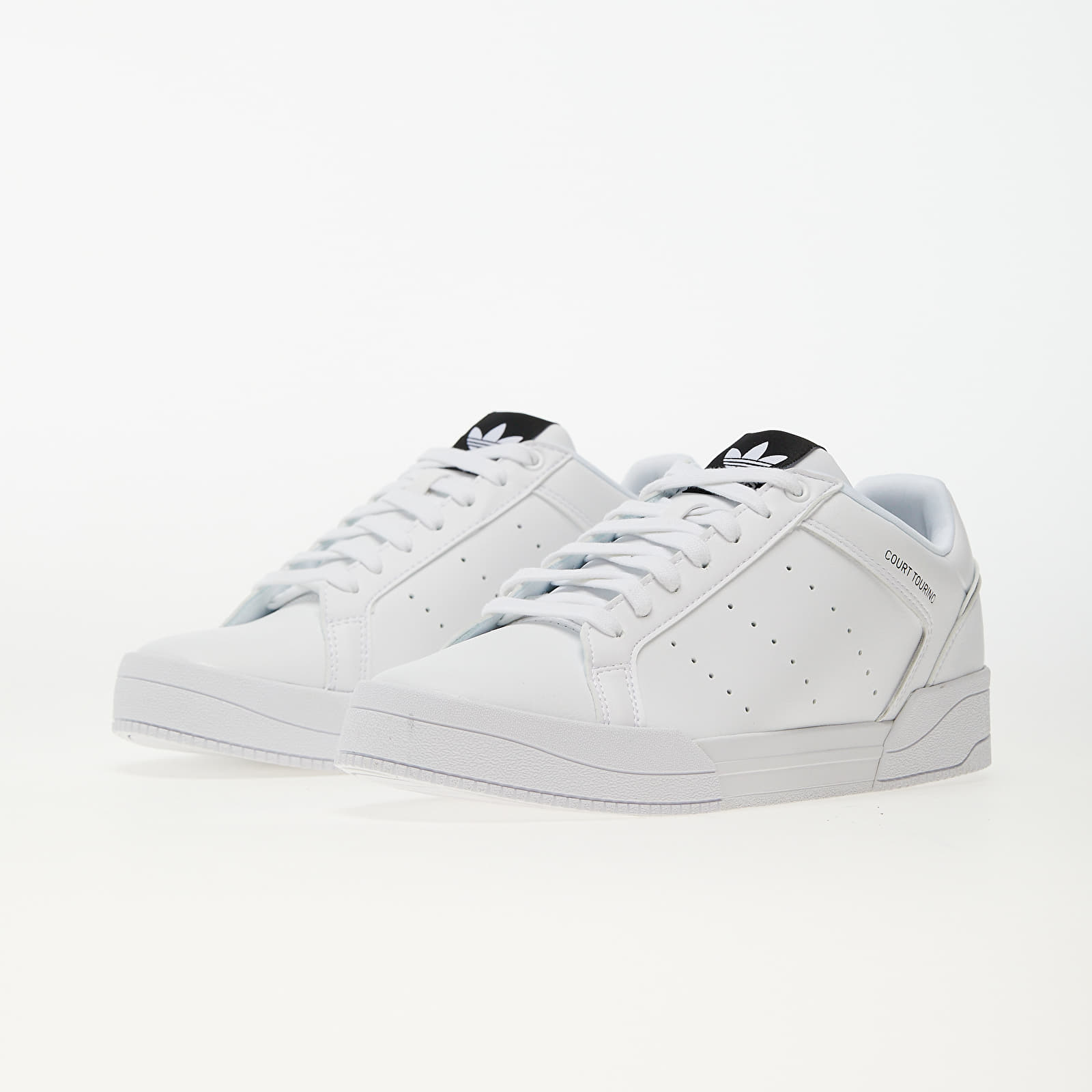 Sapatos de homem adidas Court Tourino Ftw White/ Ftw White/ Core Black