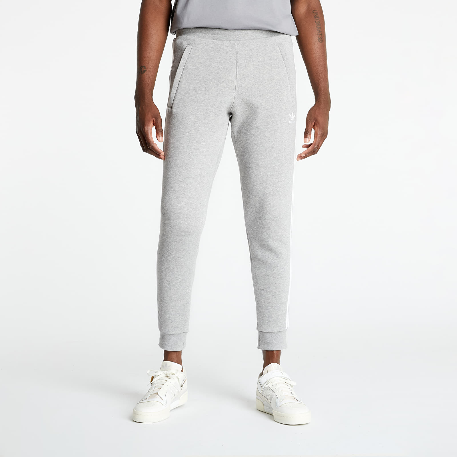 Džínsy a nohavice adidas Originals 3-Stripes Pants Medium Grey Heather