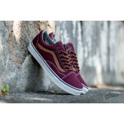 Vans Old Skool (Canvas & Leather) Port Royal/ Stripe Denim