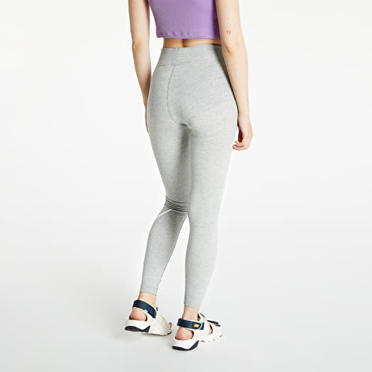 W Mr Grey GX Nike Sportswear Essential Swoosh DK Leggings White Heather/ | Legging Footshop