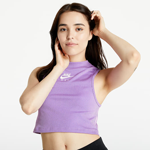 nike air ribbed crop top