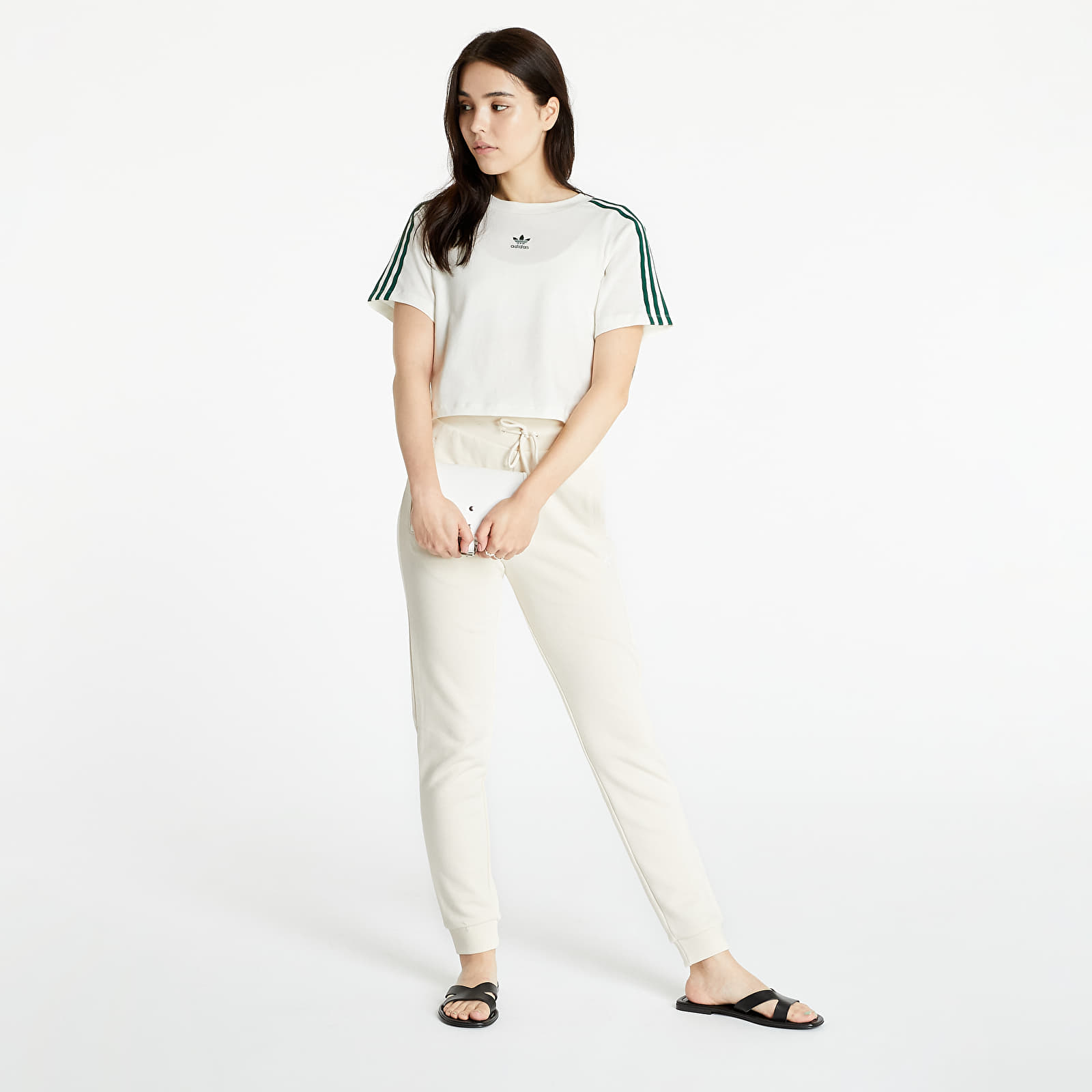 Adidas coeeze cropped tee sale